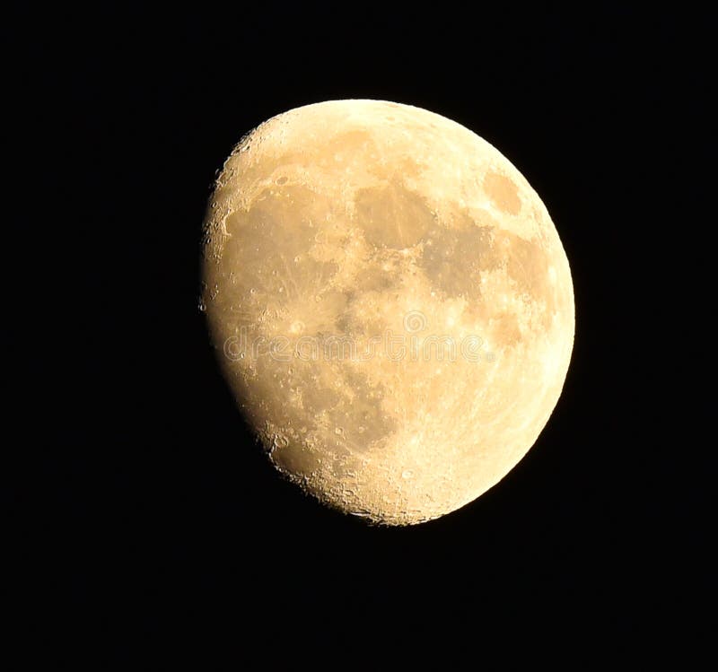 Nearly full moon royalty free stock images Nearly full moon royalty free stock images