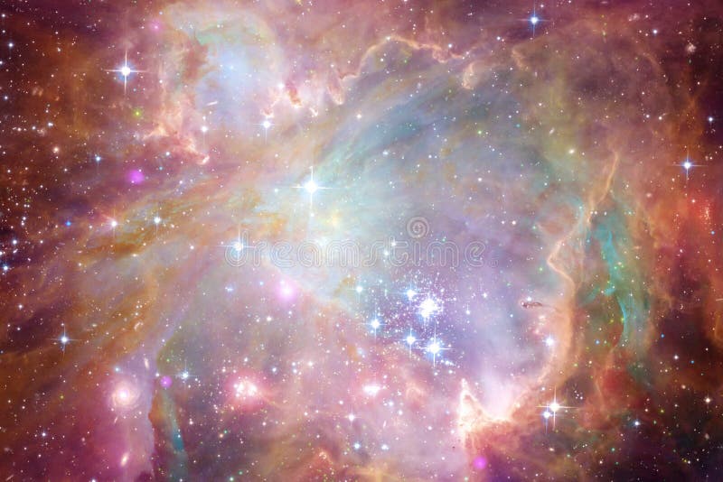 Nebelflecke und viele Sterne im Weltraum Elemente dieses Bildes geliefert von der NASA vektor abbildung Nebelflecke und viele Sterne im Weltraum Elemente dieses Bildes geliefert von der NASA vektor abbildung