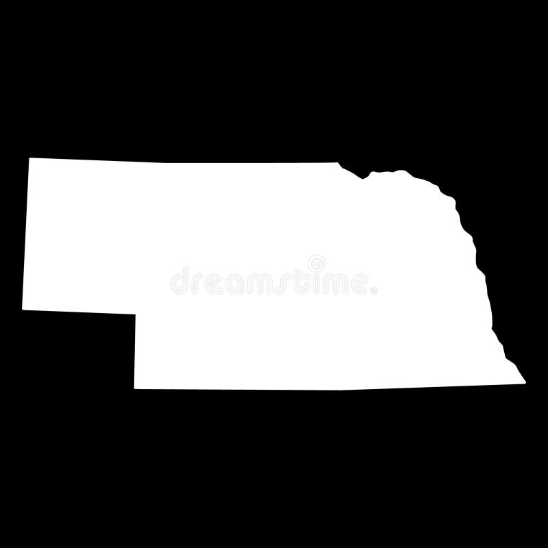 Nebraska Map Shape United States - Nebraska Map Shape United States America Flat Concept Icon Symbol Vector Illustration 274656532