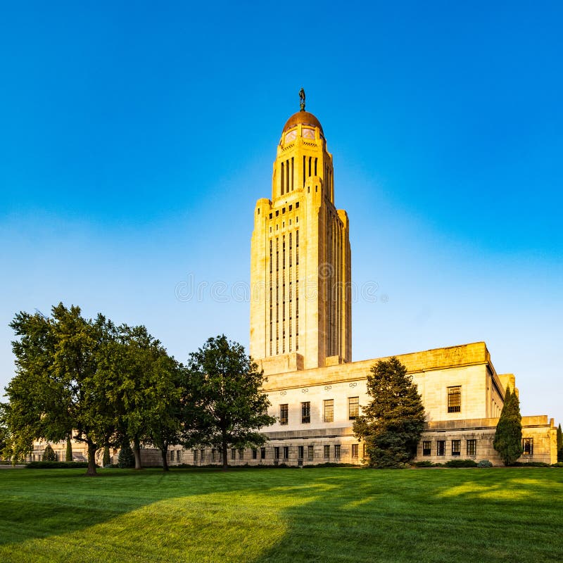 Nebraska State Capitol stock photo. Image of skyscraper 256170264