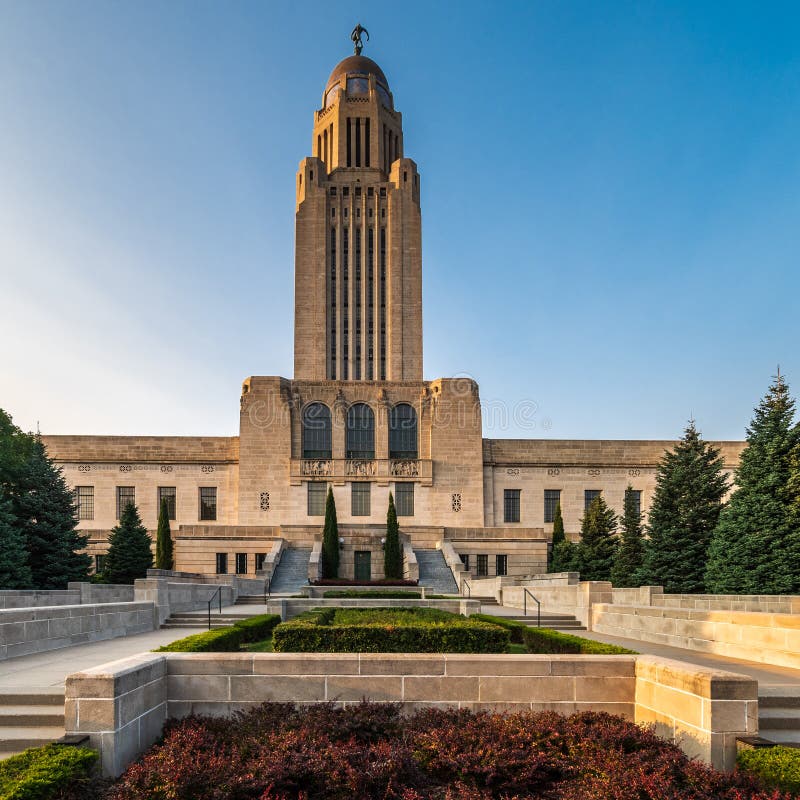 Nebraska State Capitol Stock Photo Image Of House Dome 256170270