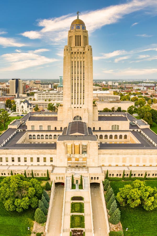 Nebraska State Capitol In Lincoln Nebraska Stock Image Image Of