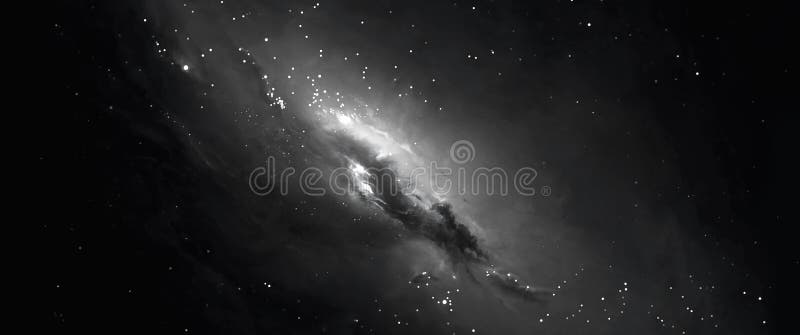 Nebula on a background of outer space vector illustration