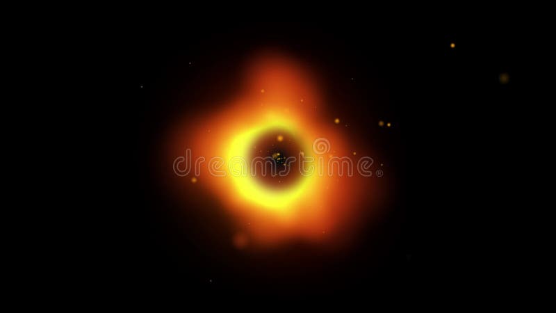 Nebula Del Buco Nero In Uno Spazio Profondo Che Soffia Il Misterioso Universo illustrazione vettoriale