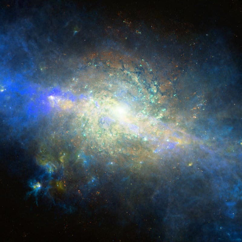 Nebula An Interstellar Cloud Of Star Dust. Outer Space Image Stock