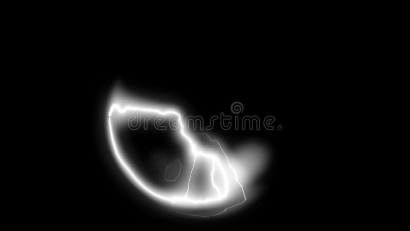 Nebula Plasma Ball stock illustration