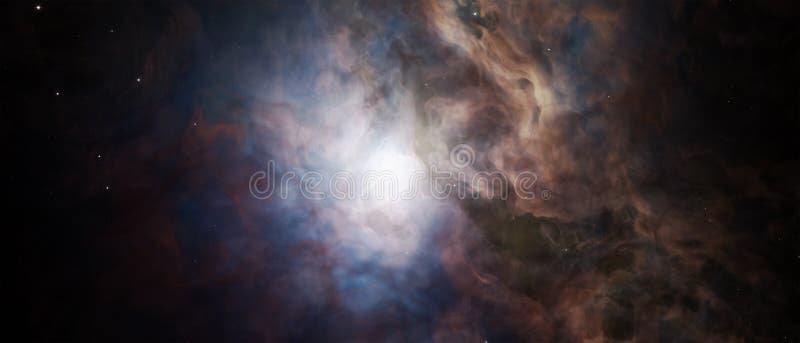 Nebula Waves Breaking in the Stellar Emission Nebula. Giant Interstellar  Cloud in the Constellation Sagittarius Stock Photo - Image of wallpaper,  starry: 251830158