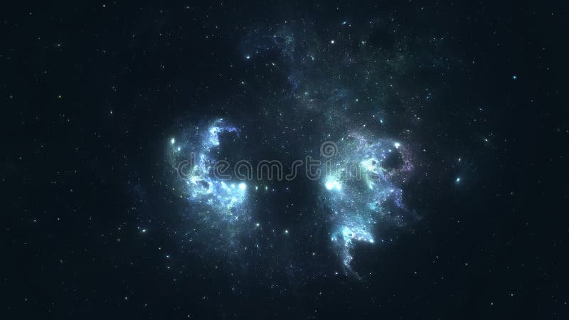 Nebulosa de expansão ilustração stock