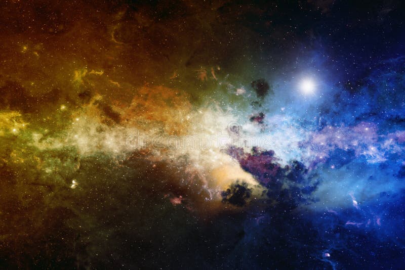 Nebulosa djupt utrymme royaltyfri bild