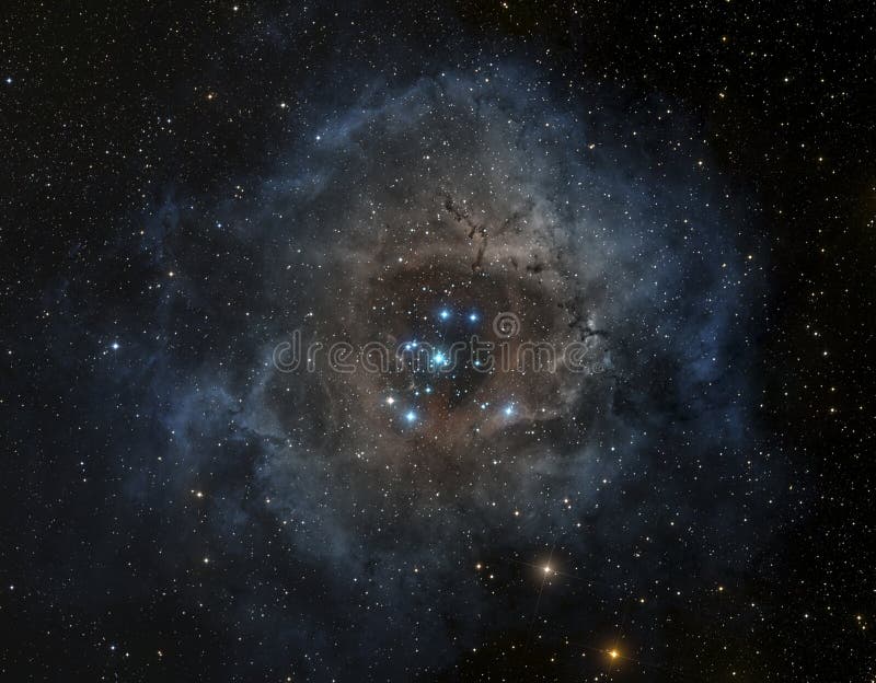Nebulosa en espacio profundo stock de ilustración Nebulosa en espacio profundo stock de ilustración