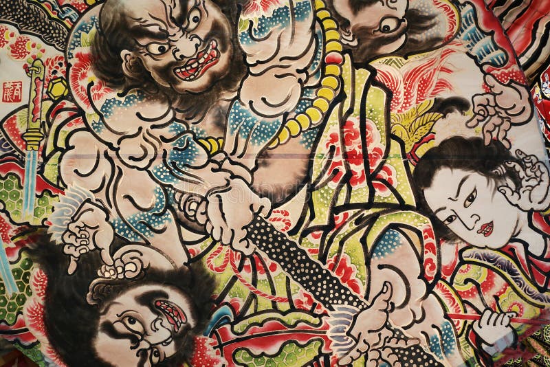 Nebuta, el festival japonés tradicional, Hirosaki, Aomori, Jap foto de archivo Nebuta, el festival japonés tradicional, Hirosaki, Aomori, Jap foto de archivo