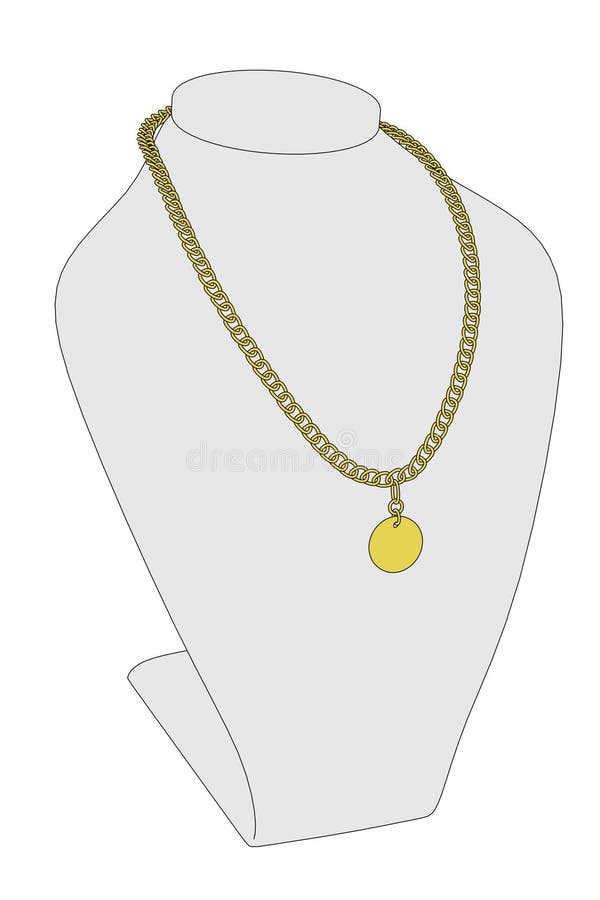 Necklace jewel stock illustration. Illustration of jewellry 54723357