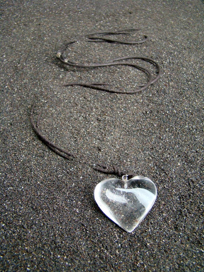 Quartz Heart in Circle on Mountainside North of Yuma, Arizona Stock ...