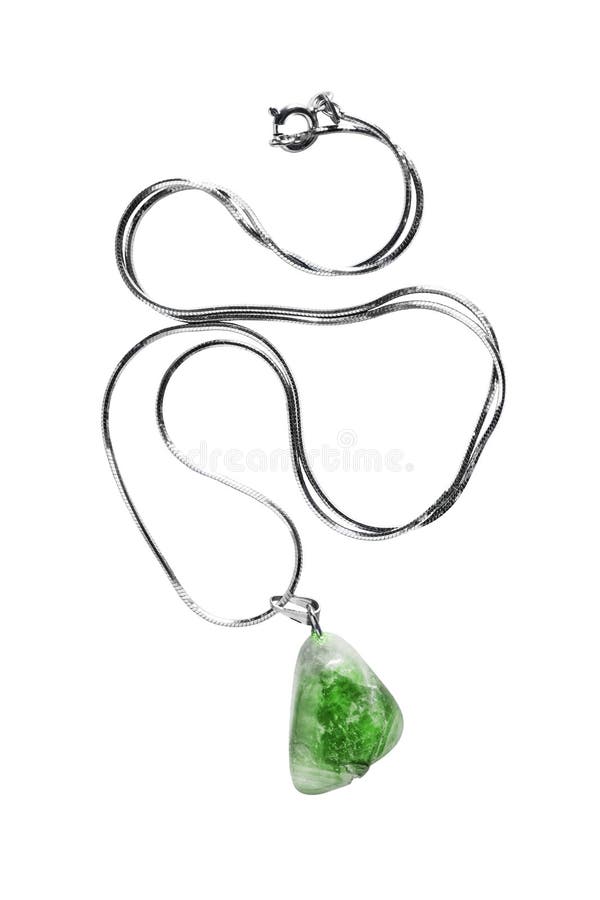 Necklace on white stock photo. Image of style, trinket 103981324