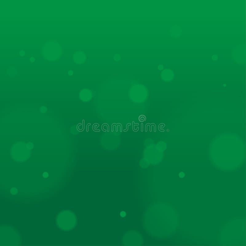 Neclaritate circulară abstractă pe fond verde stock illustration