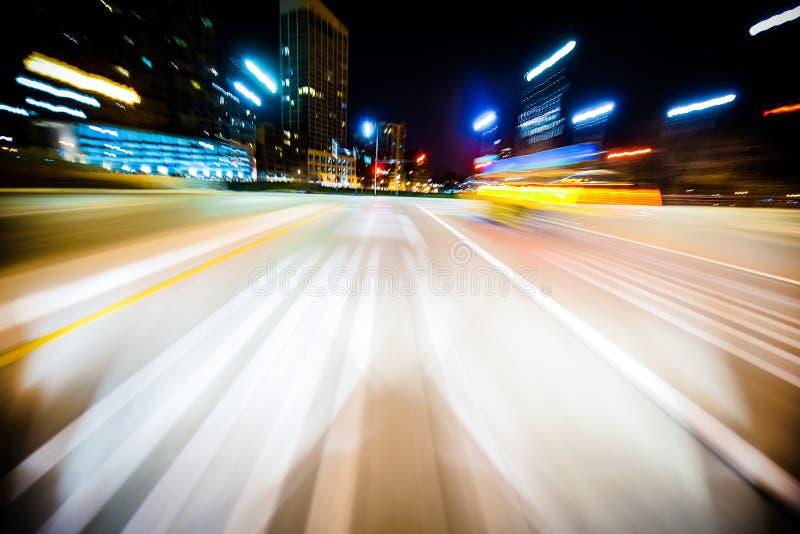Neclaritate în mișcare accelerată stock photography