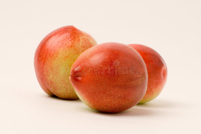 Nectarine stock photo. Image of nectarine, fruit, green 24915426