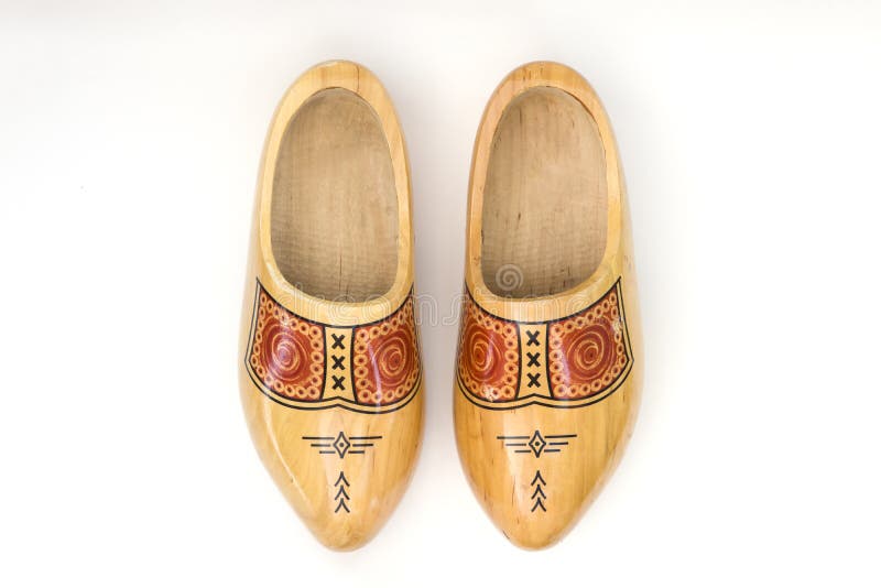 Nederlandse houten die belemmeringen op de witte achtergrond worden ge?soleerd royalty-vrije stock foto Nederlandse houten die belemmeringen op de witte achtergrond worden ge?soleerd royalty-vrije stock foto