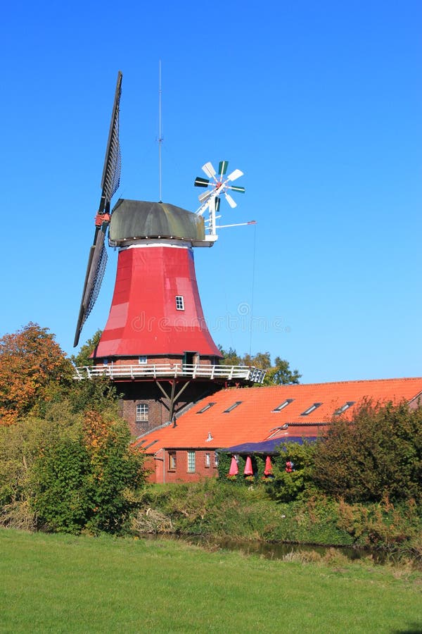 Nederlandse Windmolen stock foto's Nederlandse Windmolen stock foto's