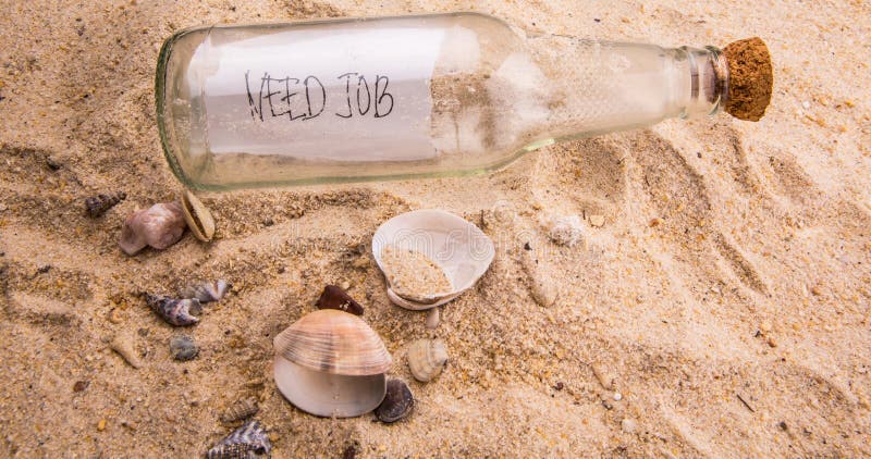 Need Job Message In A Bottle I