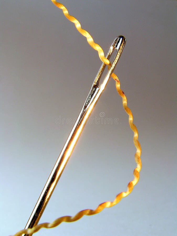 Sewing needle stock photo. Image of twine, sewing, spicule 3513294