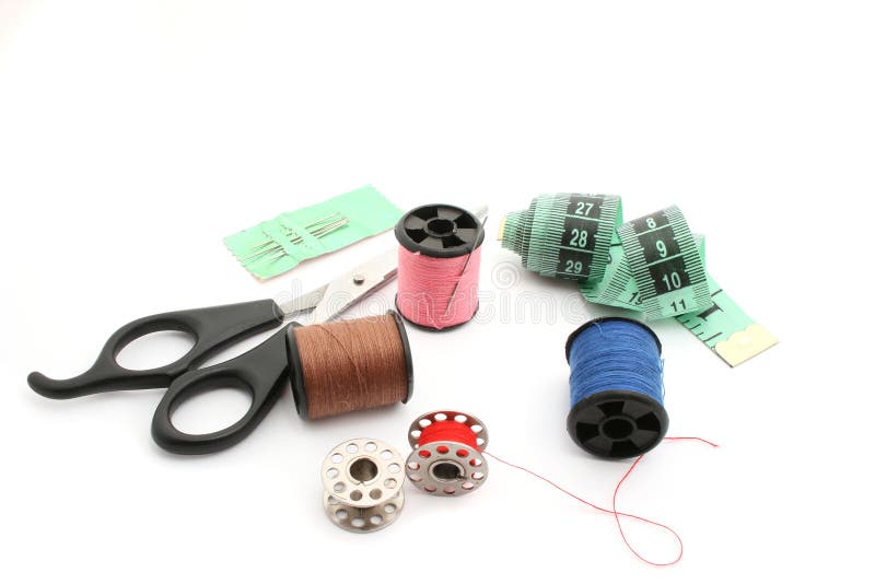 Needle, clipper and meter stock image. Image of isolated 11326363