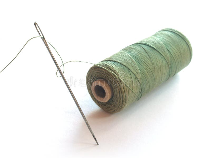 Needle and Cotton stock image. Image of needle, thread 3755813