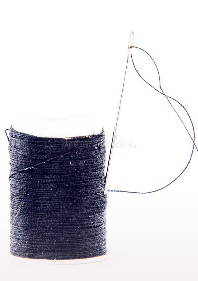 Needle and cotton stock photo. Image of reel, curves 52231748