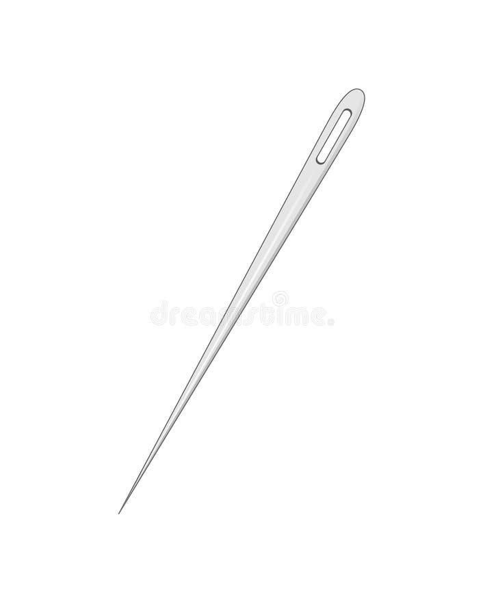 Needle stock vector. Illustration of dress, chinking 39520349