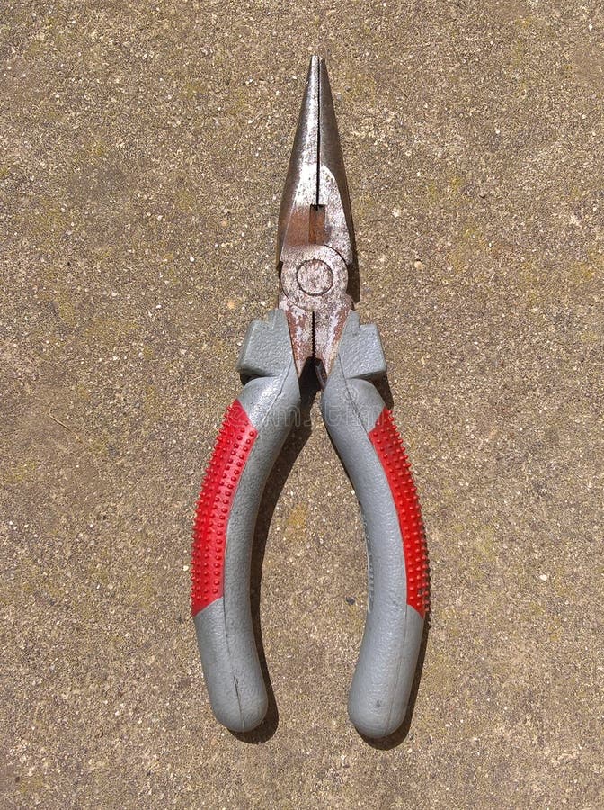 NeedleNose Pliers Old stock photo. Image of steel, point 91874764