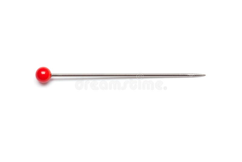 Bead Head Straight Pins Stock Photo - Download Image Now - Straight Pin,  Thumbtack, Sewing Needle - iStock