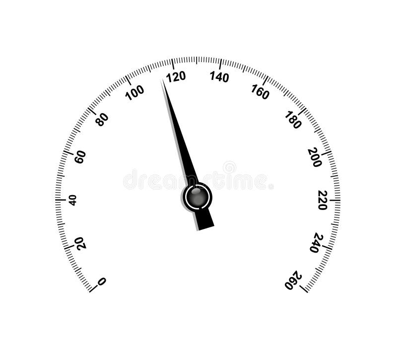 Needle speedometer stock vector. Illustration of equipment - 24003781