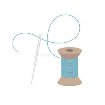 Needle Thread Stock Illustrations – 40,082 Needle Thread Stock ...