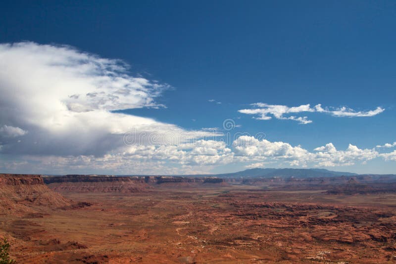 Needles Overlook Near Monticello, Utah Stock Photo - Image of needles ...