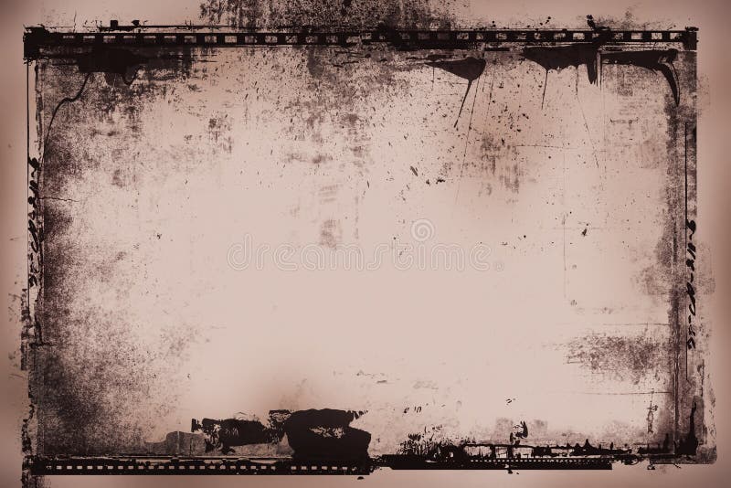 Negativa de película de Grunge ilustración del vector Negativa de película de Grunge ilustración del vector