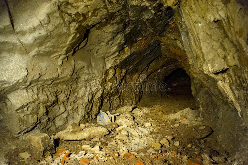 Neglected lead mine royalty free stock photo