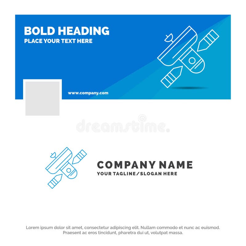 Negocio azul Logo Template para la difusión, difusión, radio, satélite, transmisor r Vector libre illustration Negocio azul Logo Template para la difusión, difusión, radio, satélite, transmisor r Vector libre illustration