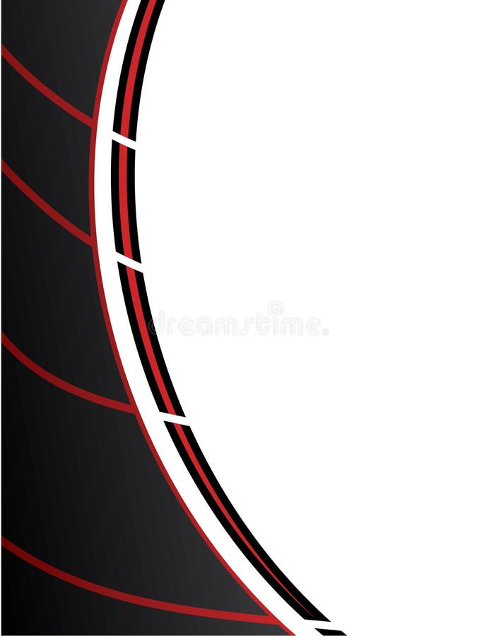 Negro con rayas rojas libre illustration