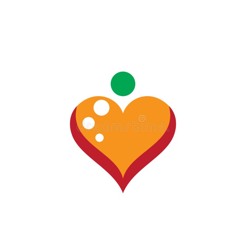 Negócio do vetor do logotipo do amor ilustração royalty free Negócio do vetor do logotipo do amor ilustração royalty free