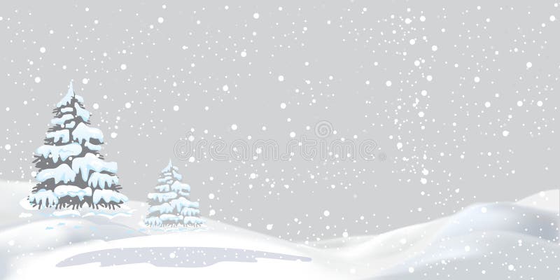 Neige De Paysage De Noel Illustration De Vecteur Illustration Du Lune Neige De Paysage De Noel Illustration De Vecteur Illustration Du Lune