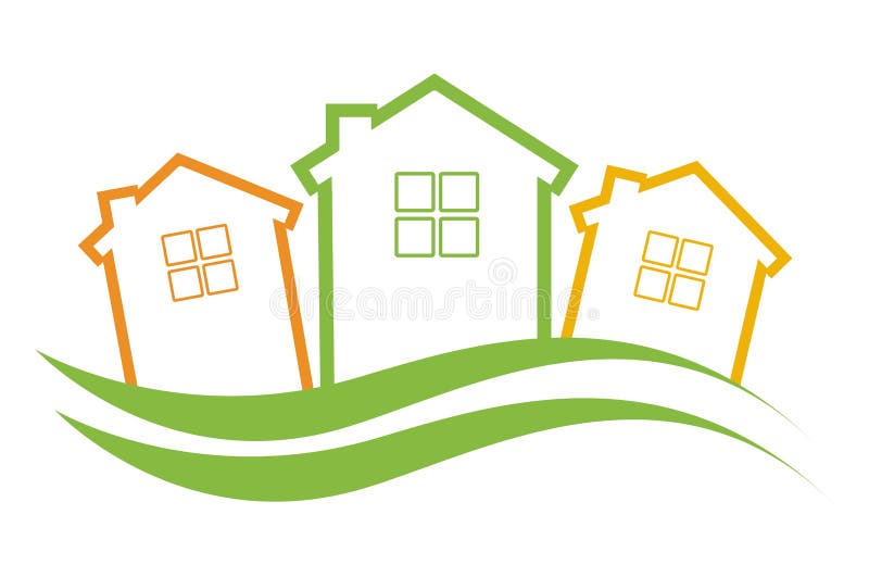 Neighborhood stock illustration