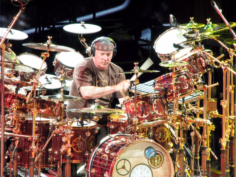 Neil Peart of Rock Group Rush
