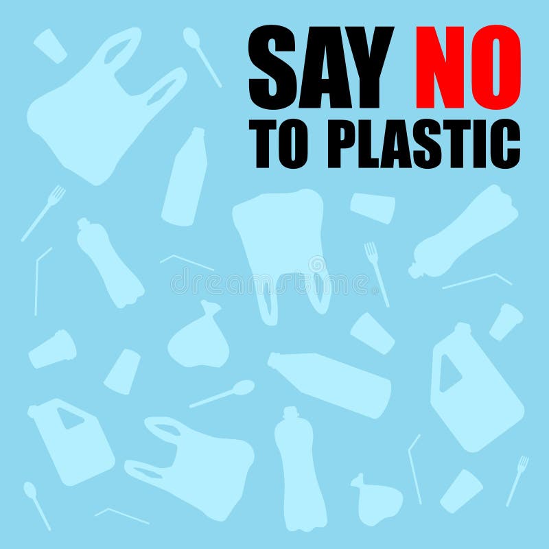 Nein Zu Plastik Problem Der Plastikverschmutzung Okologisches Poster Banner Mit Text Und No Aus Weissem Plastikabfallbeutel Stock Abbildung Illustration Von Plastikabfallbeutel Banner