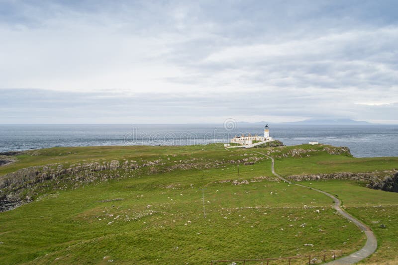 Neist Point lighthouse in Isle of Skye, Scotland