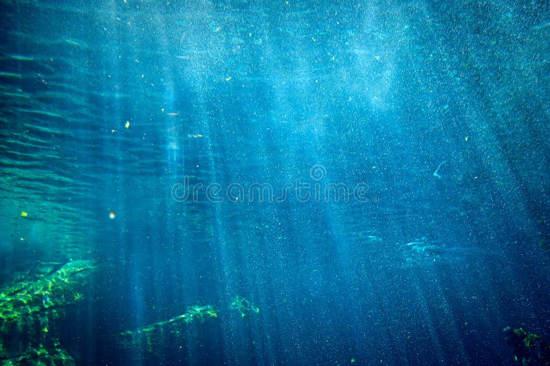 Under water sun beams and rays with bubbles - soft focus. Under water sun beams and rays with bubbles - soft focus.