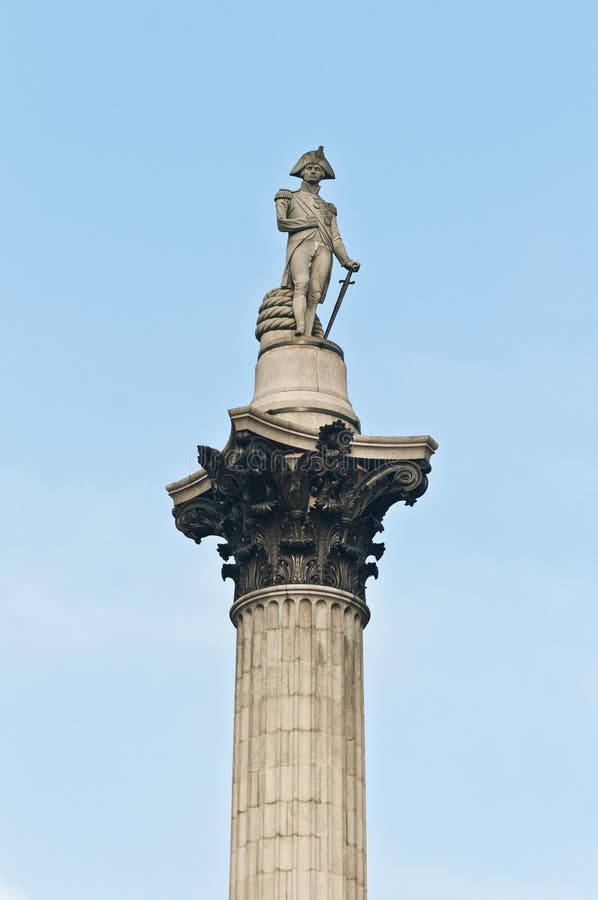 Nelsons Column at London, England