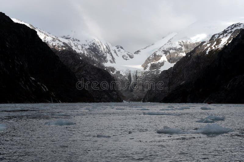 Nena Glacier i skärgården av Tierra del Fuego royaltyfri foto Nena Glacier i skärgården av Tierra del Fuego royaltyfri foto