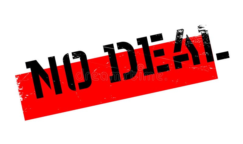 Carimbo 'Sem Acordo' ilustração do vetor