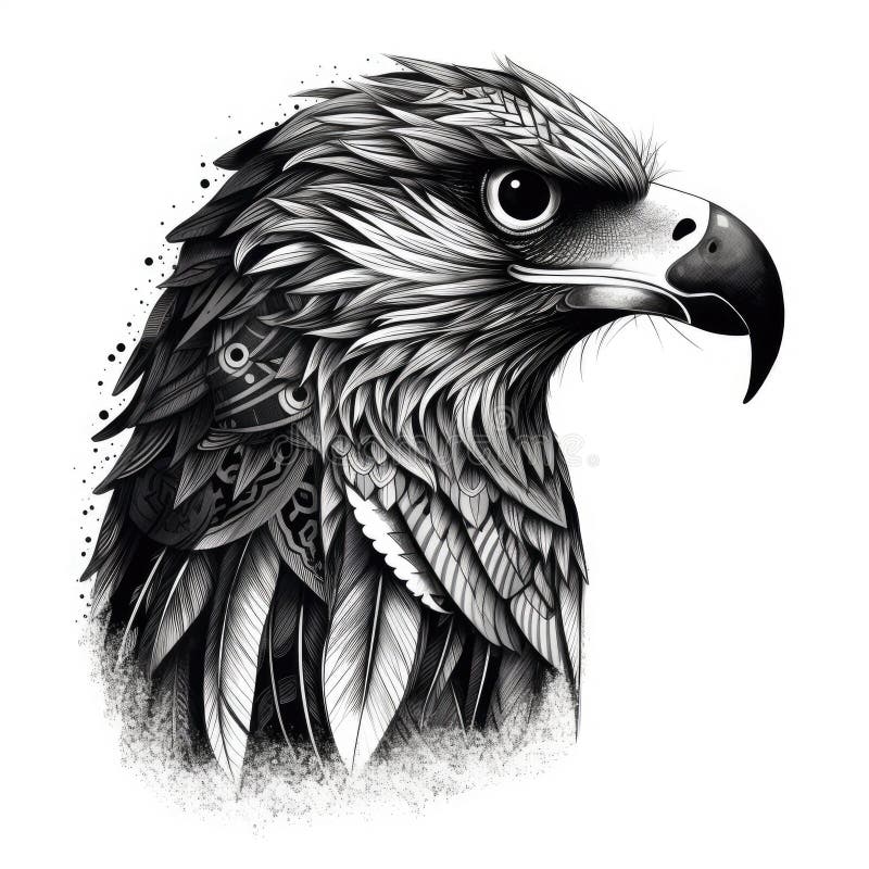 tattoopins.com | Tattoo design drawings, Eagle drawing, Tattoo stencils