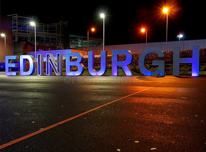 Neon from the airport.